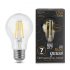 Лампа светодиодная Filament Graphene A60 12Вт 2700К E27 Gauss 102802112 Лампа светодиодная Filament Graphene A60 12Вт 2700К E27 Gauss 102802112