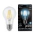 Лампа светодиодная Filament A60 E27 8Вт 4100К GAUSS 102802208 Лампа светодиодная Filament A60 E27 8Вт 4100К GAUSS 102802208