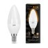 Лампа светодиодная Led Candle E14 9.5Вт 3000К Gauss 103101110 Лампа светодиодная Led Candle E14 9.5Вт 3000К Gauss 103101110