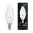 Лампа светодиодная Led Candle E14 9.5Вт 4100К Gauss 103101210 Лампа светодиодная Led Candle E14 9.5Вт 4100К Gauss 103101210