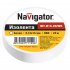 Изолента ПВХ 15мм (рул.20м) бел. NIT-B15-20/WH Navigator 17349 Изолента ПВХ 15мм (рул.20м) бел. NIT-B15-20/WH Navigator 17349