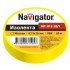 Изолента ПВХ 15мм (рул.20м) жел. NIT-B15-20/Y Navigator 17352 Изолента ПВХ 15мм (рул.20м) жел. NIT-B15-20/Y Navigator 17352
