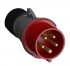 Вилка кабельная Easy&Safe 416EP6 16А 3P+N+E IP44 6ч ABB 2CMA101967R1000 Вилка кабельная Easy&Safe 416EP6 16А 3P+N+E IP44 6ч ABB 2CMA101967R1000