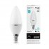 Лампа светодиодная LED Elementary Candle E14 8Вт 4100К Gauss 33128 Лампа светодиодная LED Elementary Candle E14 8Вт 4100К Gauss 33128