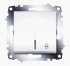 Механизм переключателя 1-кл. Cosmo схема 6 с подсветкой бел. ABB 619-010200-210 Механизм переключателя 1-кл. Cosmo схема 6 с подсветкой бел. ABB 619-010200-210