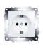 Механизм розетки 1-м Cosmo с заземл. бел. ABB 619-010200-217 Механизм розетки 1-м Cosmo с заземл. бел. ABB 619-010200-217