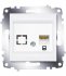 Механизм розетки комп. 1-м Cosmo (RJ45 CAT.6 + гнездо) бел. ABB 619-010200-247 Механизм розетки комп. 1-м Cosmo (RJ45 CAT.6 + гнездо) бел. ABB 619-010200-247