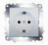 Механизм розетки 1-м Cosmo с заземл. алюм. ABB 619-011000-217 Механизм розетки 1-м Cosmo с заземл. алюм. ABB 619-011000-217