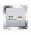 Механизм розетки комп. 1-м Cosmo (RJ45 CAT.6 + гнездо) алюм. ABB 619-011000-247 Механизм розетки комп. 1-м Cosmo (RJ45 CAT.6 + гнездо) алюм. ABB 619-011000-247