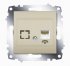 Механизм розетки телеф. 1-м Cosmo (RJ11 + гнездо) титаниум ABB 619-011400-221 Механизм розетки телеф. 1-м Cosmo (RJ11 + гнездо) титаниум ABB 619-011400-221