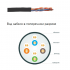 Кабель связи витая пара ШПД U/UTP 24AWG кат.5е 4х2х0.48мм solid LDPE (305м) черн. (м) ITK BC3-C5E04-139 Кабель связи витая пара ШПД U/UTP 24AWG кат.5е 4х2х0.48мм solid LDPE (305м) черн. (м) ITK BC3-C5E04-139