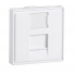 Вставка для 1 модуля Keystone Jack 45х45мм ITK CS6-12 Вставка для 1 модуля Keystone Jack 45х45мм ITK CS6-12
