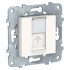 Розетка компьютерная UNICA NEW RJ45 одиноч. кат.5е UTP бел. SchE NU541118 Розетка компьютерная UNICA NEW RJ45 одиноч. кат.5е UTP бел. SchE NU541118