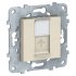 Розетка компьютерная UNICA NEW RJ45 одиноч. кат.5е UTP беж. SchE NU541144 Розетка компьютерная UNICA NEW RJ45 одиноч. кат.5е UTP беж. SchE NU541144
