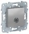Розетка TV UNICA NEW одиноч. алюм. SchE NU546230 Розетка TV UNICA NEW одиноч. алюм. SchE NU546230