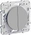 Механизм выключателя 2-кл. СП Odace 10А IP21 алюм. SchE S53R211 Механизм выключателя 2-кл. СП Odace 10А IP21 алюм. SchE S53R211