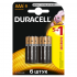 Элемент питания LR03-6BL BASIC (блист.6шт) Duracell Б0014858 Элемент питания LR03-6BL BASIC (блист.6шт) Duracell Б0014858