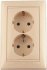 Розетка Legrand Valena 2-м СП с з/к сл. кость 774370 Розетка Legrand Valena 2-м СП с з/к сл. кость 774370