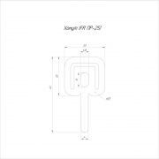 Хомут (FR ПР-25) (уп.100шт) Промрукав PR08.3659 PR08.3659