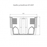 Коробка установочная СП ГСК 80-0600 безгалогенная (HF) 68х45 Промрукав 80-0600 80-0600