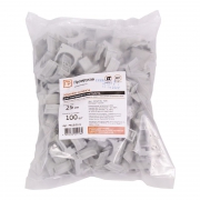 Держатель для труб (клипса) d25мм для монтажного пистолета в п/э сер. Промрукав PR13.0121 PR13.0121