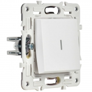 Выключатель проходной 1-кл. SKANDY 10А SK-V08W с индикацией арктич. бел. IEK SK-V12-1-10-K01 SK-V12-1-10-K01