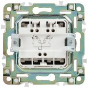 Выключатель проходной 2-кл. SKANDY 10А SK-V10Bl с индикацией черн. IEK SK-V22-1-10-K02 SK-V22-1-10-K02