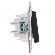 Выключатель 3-кл. SKANDY 10А SK-V11Bl черн. IEK SK-V30-0-10-K02 SK-V30-0-10-K02