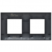 Рамка 2-м SKANDY SK-F02Bl черн. IEK SK-M22-K02 SK-M22-K02