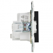 Розетка SKANDY 16А с заземл. без защ. шторок SK-R05Bl черн. IEK SK-R11-16-K02 SK-R11-16-K02