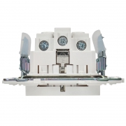 Розетка SKANDY 16А с заземл. без защ. шторок SK-R05W арктич. бел. IEK SK-R11-16-K01 SK-R11-16-K01