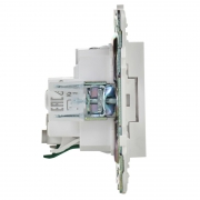 Розетка SKANDY 16А с заземл. защ. штроки SK-R04W арктич. бел. IEK SK-R14-16-K01 SK-R14-16-K01