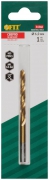 Сверло по металлу HSS 6мм титан. покрытие (блист.) FIT 34360 34360