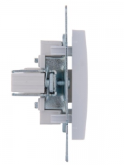 Механизм розетки компьютерной 1-м СП Karina RJ45 бел. LEZARD 707-0288-139 707-0288-139