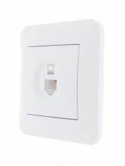 Механизм розетки компьютерной 1-м СП Karina RJ45 бел. LEZARD 707-0288-139 707-0288-139