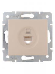 Механизм розетки компьютерной 1-м СП Karina RJ45 крем. LEZARD 707-0388-139 707-0388-139