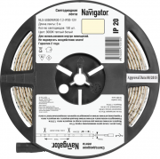 Лента светодиодная 71 414 NLS-5050WW30-7.2 IP20 12B R5 7.2Вт/м (уп.5м) Navigator 71414 71414