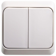 Выключатель 2-кл. ОП Этюд 10А IP20 крем. SE BA10-002K BA10-002K