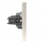 Розетка 1-м СП Pixel 16А IP20 без заземл. в сборе беж. TOKOV ELECTRIC TKE-PX-R1F-C02 TKE-PX-R1F-C02