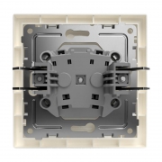 Розетка 1-м СП Pixel 16А IP20 без заземл. в сборе беж. TOKOV ELECTRIC TKE-PX-R1F-C02 TKE-PX-R1F-C02