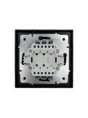 Выключатель 1-кл. СП ZIMA IP20 10А безвинт. зажим черн. бархат LEZARD 704-4288-100QC 704-4288-100QC