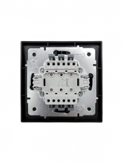 Выключатель 2-кл СП ZIMA IP20 10А безвинт. зажим черн. бархат LEZARD 704-4288-101QC 704-4288-101QC