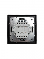 Выключатель проходной 1-кл. СП ZIMA IP20 10А безвинт. зажим черн. бархат LEZARD 704-4288-105QC 704-4288-105QC