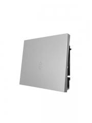 Выключатель проходной 1-кл. СП ZIMA IP20 10А безвинт. зажим сер. матов. LEZARD 704-7488-105QC 704-7488-105QC