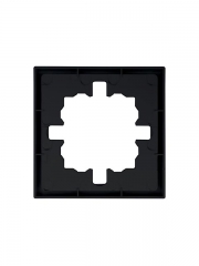 Рамка 1-мест. горизонт. ZIMA черн. бархат LEZARD 704-4200-146 704-4200-146