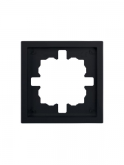 Рамка 1-мест. горизонт. ZIMA черн. бархат LEZARD 704-4200-146 704-4200-146