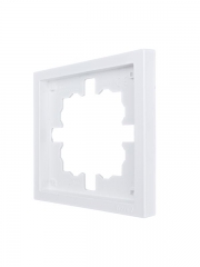 Рамка 1-мест. горизонт. ZIMA бел. LEZARD 704-0200-146 704-0200-146