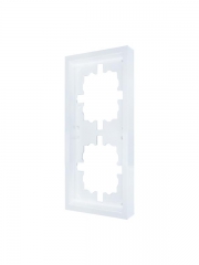 Рамка 2-мест. горизонт. ZIMA бел. LEZARD 704-0200-147 704-0200-147