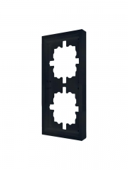 Рамка 2-мест. горизонт. ZIMA черн. бархат LEZARD 704-4200-147 704-4200-147