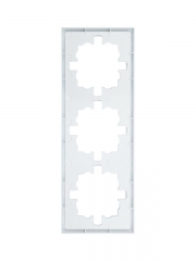 Рамка 3-мест. горизонт. ZIMA бел. LEZARD 704-0200-148 704-0200-148